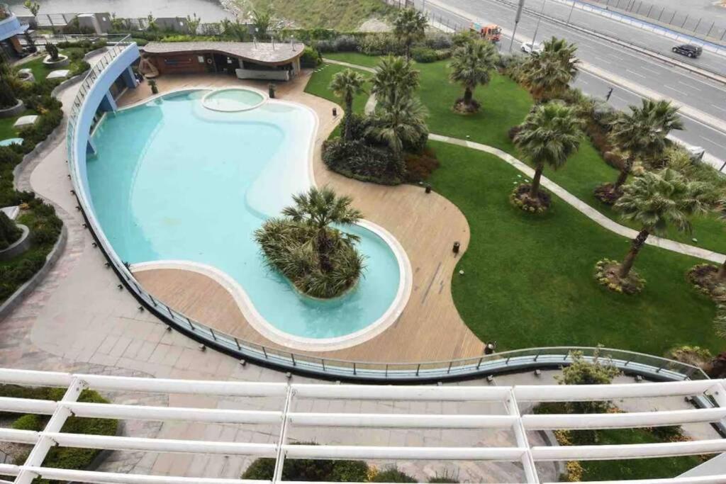 Lux 2 Room Suite Apartment With Seaview In Center Istanbul Bagian luar foto